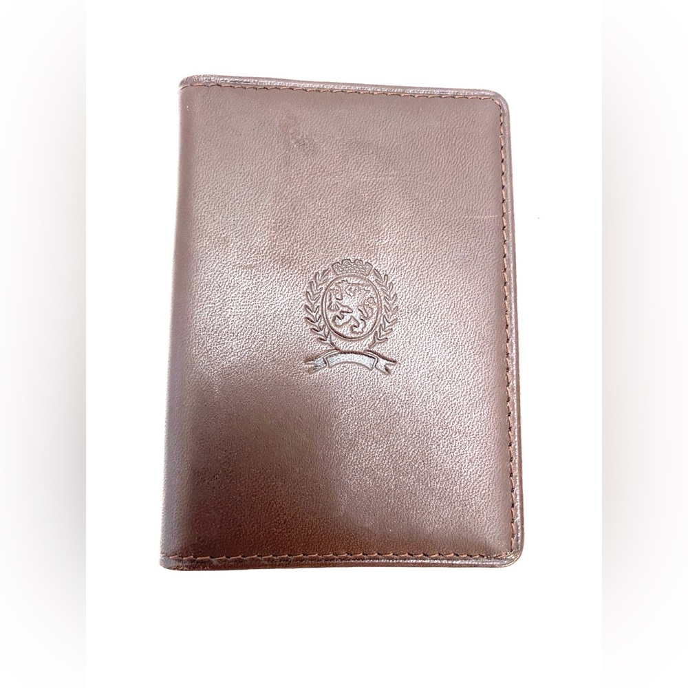 Tommy Hilfiger Mens Chocolate Brown Money Clip/Card Holder